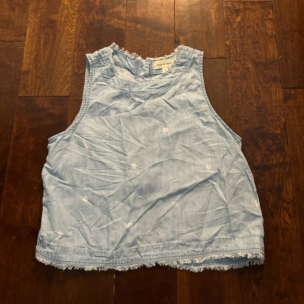 Anthropologie Cloth and Stone polka dot top - Picture 4 of 4